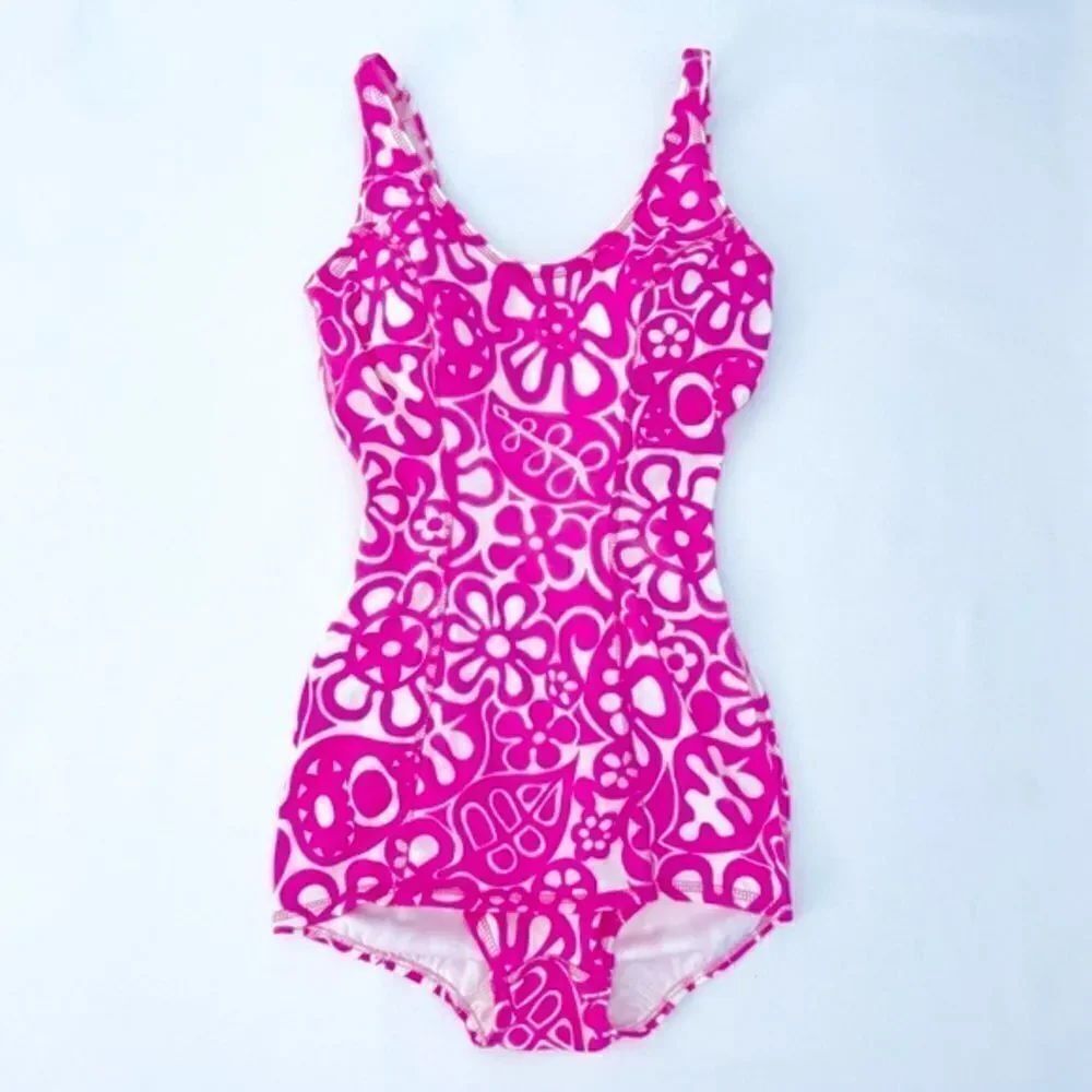 Vintage 1960’s Mod Floral Speedo Swimsuit